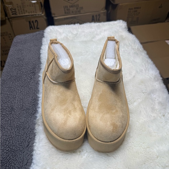 Glaze Tan Ankle Boots - Picture 5 of 5